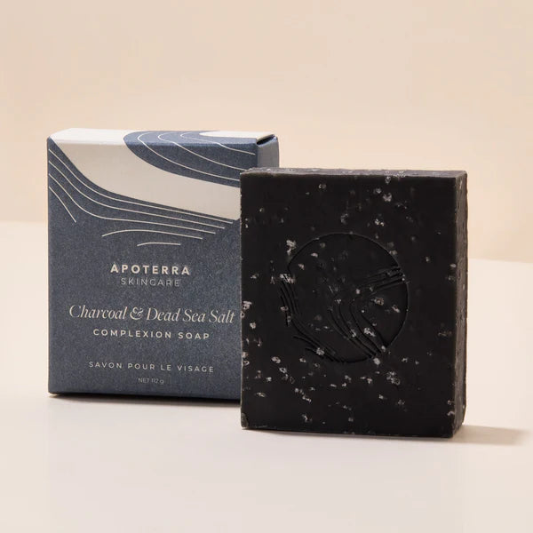 ACTIVATED CHARCOAL + DEAD SEA SALT COMPLEXION SOAP