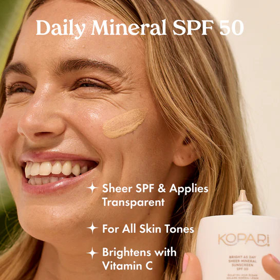 BRIGHT AS DAY Sheer Mineral Sunscreen SPF 50